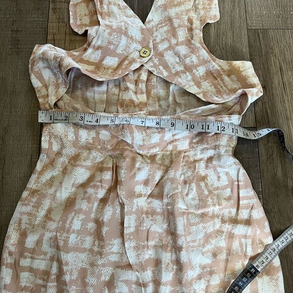 Finders Keepers Sleeveless Cutout
Back Mini Dress, Button Front, Light Pink size - Picture 5 of 7
